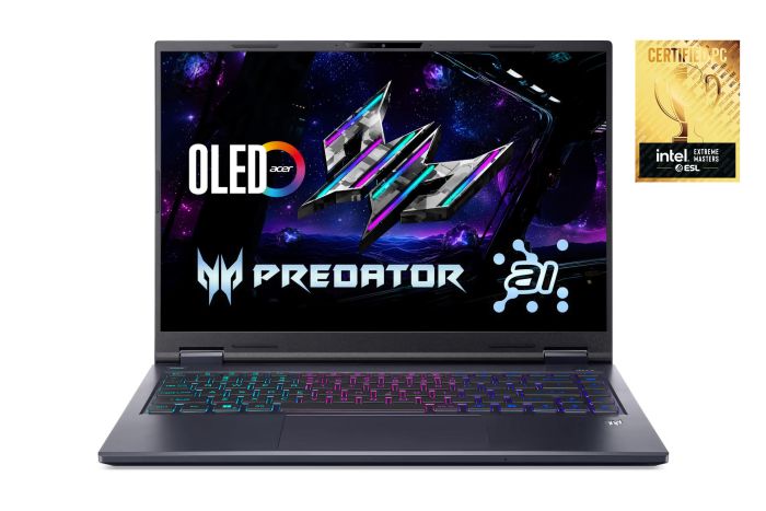 Acer Notebook Predator Helios Neo 14 PHN14-71 14.5" 2.8K OLED, Intel U9-285H, 32GB, F1TB, NVD5070-8, Lin, black