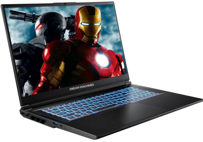 Ноутбук Dream Machines RG5060-17 17.3QHD IPS, Intel i9-14900HX, 32GB, F2TB, NVD5060-8, DOS, чорний