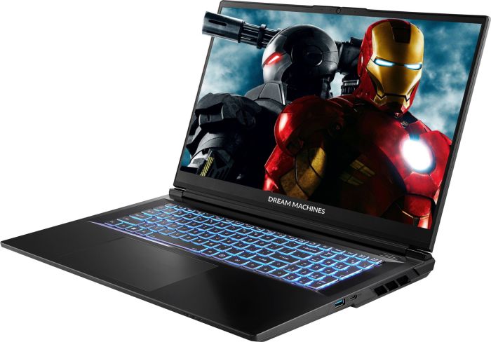 Ноутбук Dream Machines RG5060-17 17.3QHD IPS, Intel i9-14900HX, 32GB, F1TB, NVD5060-8, DOS, черный