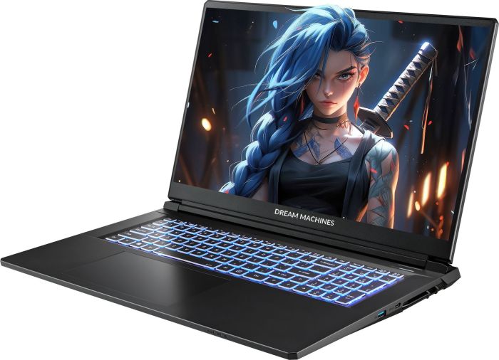 Ноутбук Dream Machines RG5050-17 17.3FHD IPS, Intel i9-14900HX, 16GB, F1TB, NVD5050-8, DOS, черный