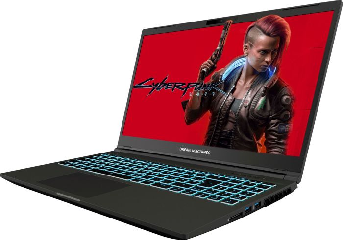 Ноутбук Dream Machines RG3050-15 15.6FHD IPS, Intel i7-13620H, 16GB, F1TB, NVD3050-4, DOS, черный