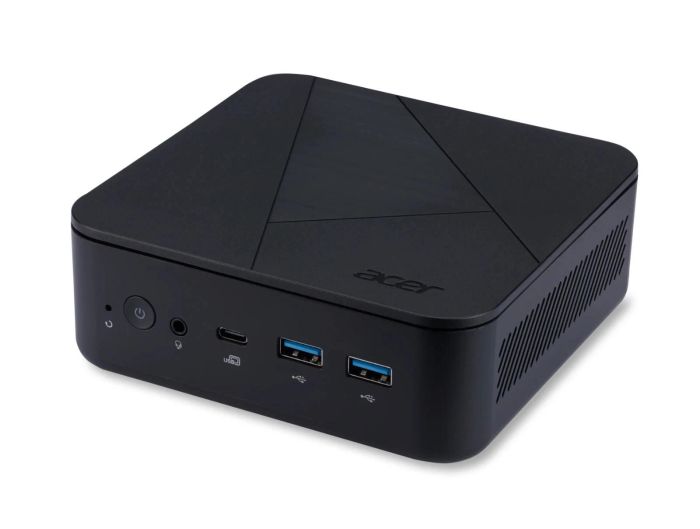 Комп'ютер персональний неттоп Acer Veriton NUC 1502G-13U3U MFF, Intel i3-1315U, 2*SO-DIMM, M.2SSD, UMA, WiFi, без ОС