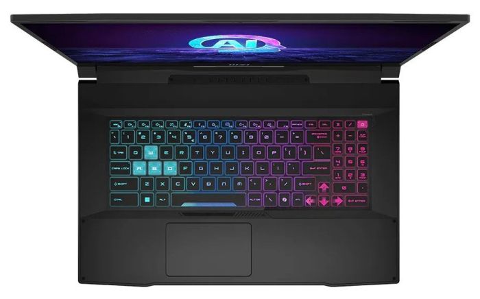 Notebook MSI Katana A17 AI B8VF-1036XUA 17.3 FHD, AMD R7-8845HS, 16GB, F1TB, NVD4060-8, DOS, black