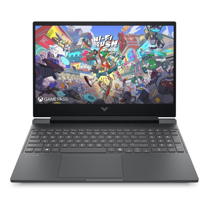 Ноутбук HP Victus 15-fa2084ua 15.6" FHD IPS AG, Intel 7-240H, 24GB, F1TB, NVD3050-6, DOS, сірий