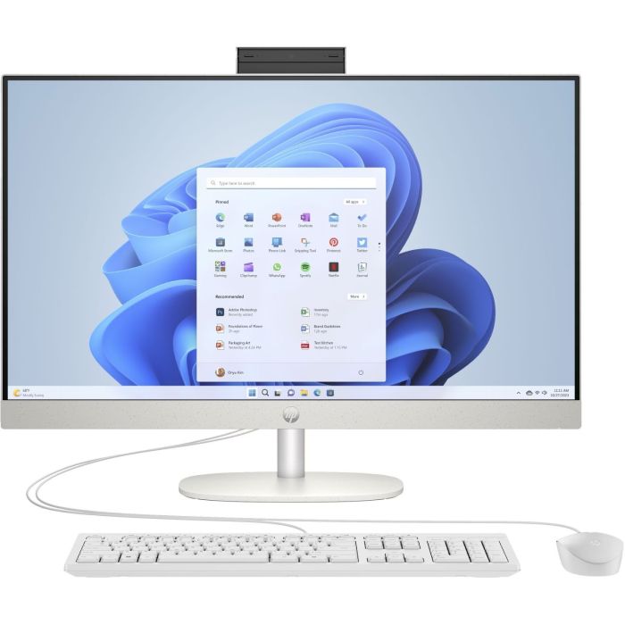 ПК Моноблок HP All-in-One 27" FHD IPS AG, Intel U7-155U, 16GB, F1TB, UMA, WiFi, кл+м, DOS, білий