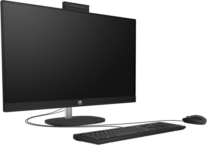Комп'ютер персональний моноблок HP All-in-One 27" FHD IPS AG, Intel U7-155U, 16GB, F512GB, UMA, WiFi, кл+м, DOS, чорний