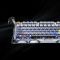 Mechanical keyboard GravaStar Mercury K1 Pro 80keys, GravaStar x Kailh Speedy Mint, BT/WL/USB, RGB, Interstellar Silver
