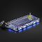 Mechanical keyboard GravaStar Mercury K1 Pro 80keys, GravaStar x Kailh Speedy Mint, BT/WL/USB, RGB, Interstellar Silver
