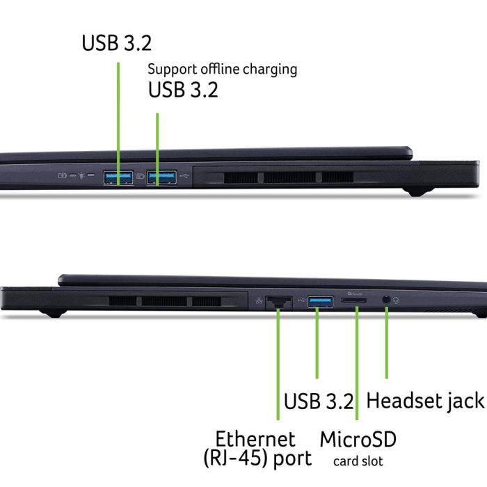 Ноутбук Acer Predator Helios Neo 16S PHN16S-71 16" OLED, Intel U7-255HX, 32GB, F1TB, NVD5060-8, Lin, чорний