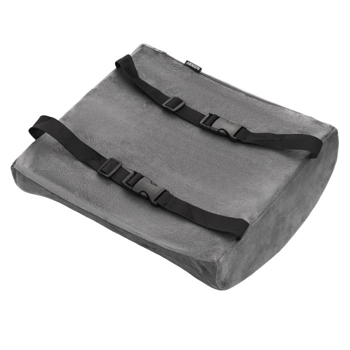 Подушка ортопедична ARDESTO Sleepwell Back 34х32х12см, для спини, піна меморі, сірий