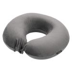 Orthopedic pillow ARDESTO Sleepwell Travel 31x28x10cm, for neck, memory foam, grey