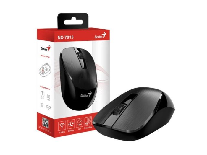 Мышь Genius NX-7015, WL, черный