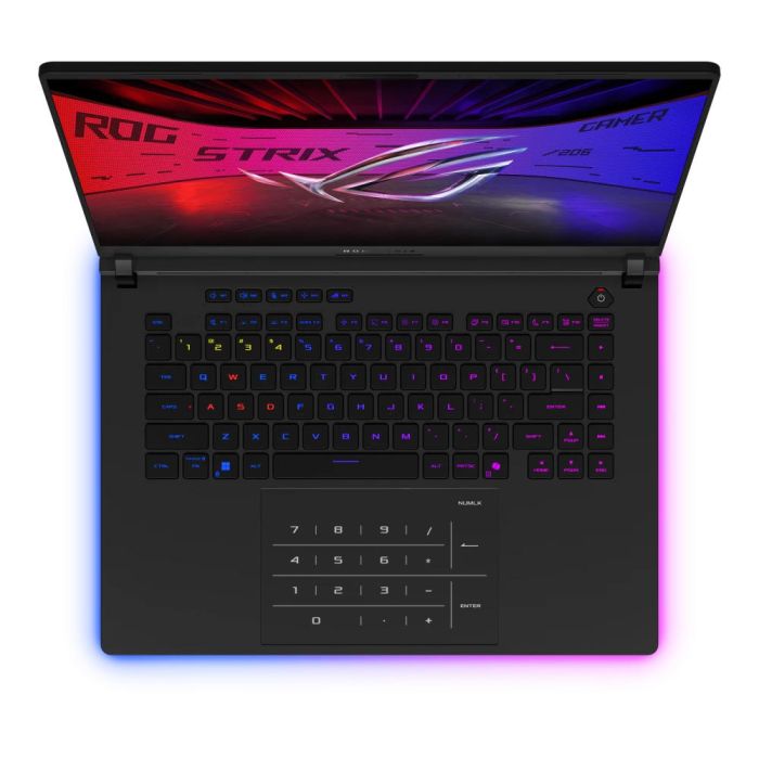 ASUS Notebook ROG Strix SCAR 16 G635LR-RW164W 16" WQXGA mLED, Intel Ultra 9 275HX, 64GB, F2TB, NVD5070Ti-12, Win11, Black