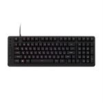 Клавіатура мембранна HyperX Alloy Origins EVE 1800 99key, Red, USB-A, EN/UA, RGB, чорний