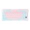 Mechanical keyboard GravaStar Mercury K1 Lite 80keys, GravaStar x BSUN Grey, BT/WL/USB, Lumen Rose