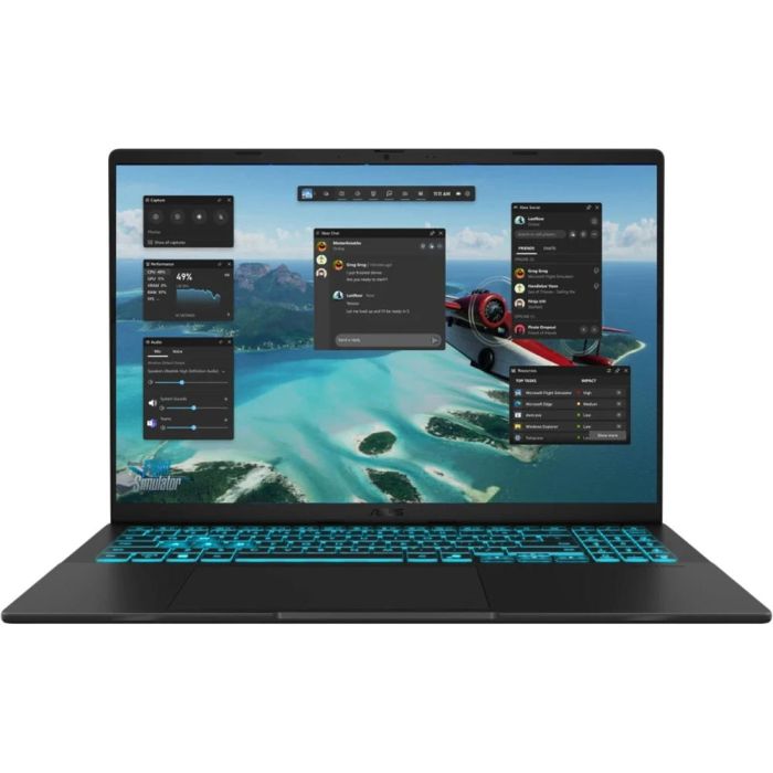 Ноутбук ASUS Vivobook V16 V3607VM-TK154 16" WUXGA, Intel 5 210H, 16GB, F512GB, NVD5060-8, NoOS, Черный