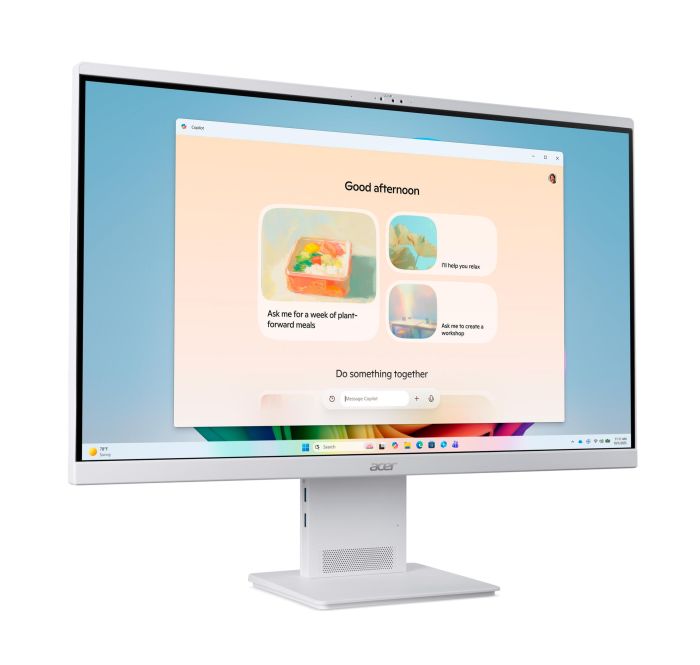 Acer AiO Aspire S27B-UGMTL-U 27" FHD, Intel U5-115U, 16GB, F1TB, UMA, WiFi, kb+m, Lin, white