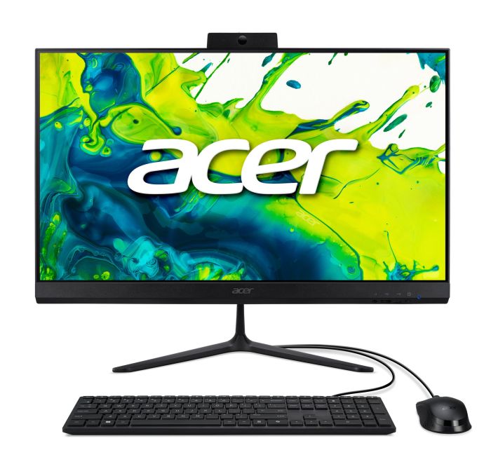 Acer AiO Aspire C24-2G 23.8" FHD, Intel 5-120U, 16GB, F1TB, UMA, WiFi, kb+m, no OS, black