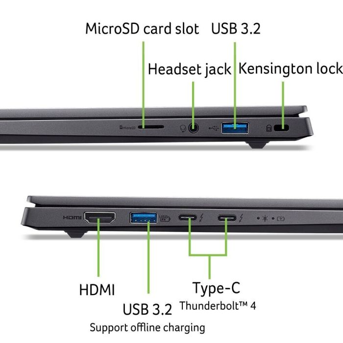 Ноутбук Acer Swift X 14 SFX14-73G 14.5" 2.8K OLED, Intel U9-285H, 32GB, F2TB, NVD5070-8, Win11, серый