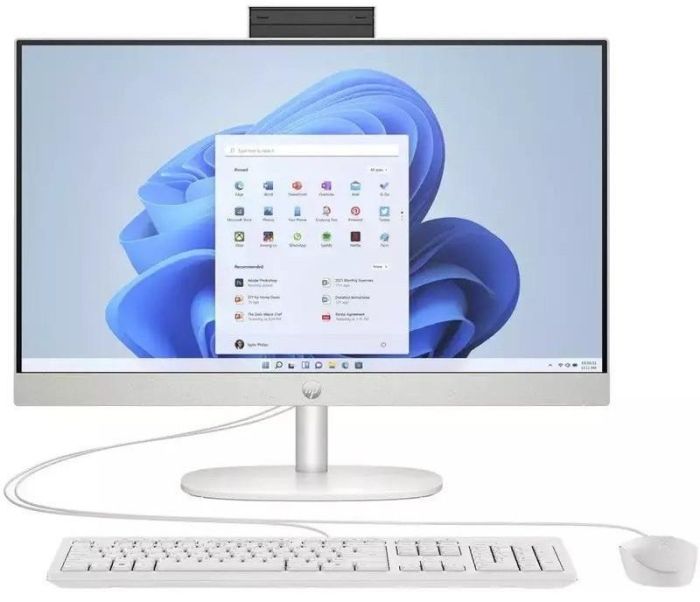 ПК Моноблок HP All-in-One 23.8" FHD IPS AG, Intel U7-155U, 16GB, F512GB, UMA, WiFi, кл+м, DOS