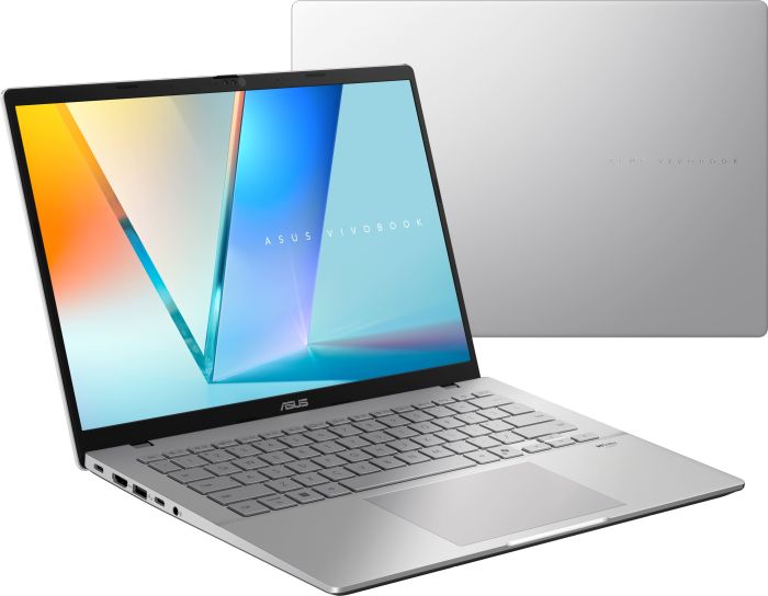 Ноутбук ASUS Vivobook S14 M3407KA-SF071 14" WUXGA OLED, AMD AI 5 330, 16GB, F512GB, UMA, NoOS, Серебристый