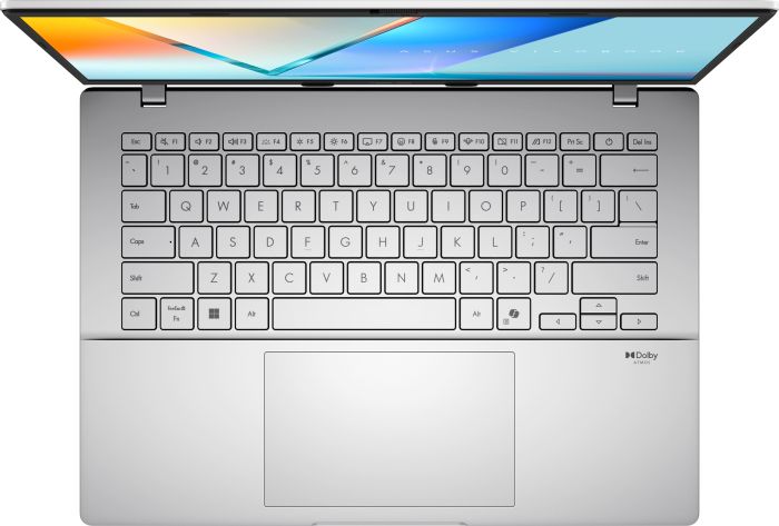 Ноутбук ASUS Vivobook S14 M3407KA-SF071 14" WUXGA OLED, AMD AI 5 330, 16GB, F512GB, UMA, NoOS, Серебристый