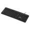 Клавіатура мембранна 2E KS1100 104key, 2xUSB HUB, USB-A, EN/UK, чорний