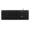 Клавіатура мембранна 2E KS1100 104key, 2xUSB HUB, USB-A, EN/UK, чорний