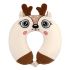 Neck pillow ARDESTO Travel Reindeer 30х30cm, polyurethane foam, white