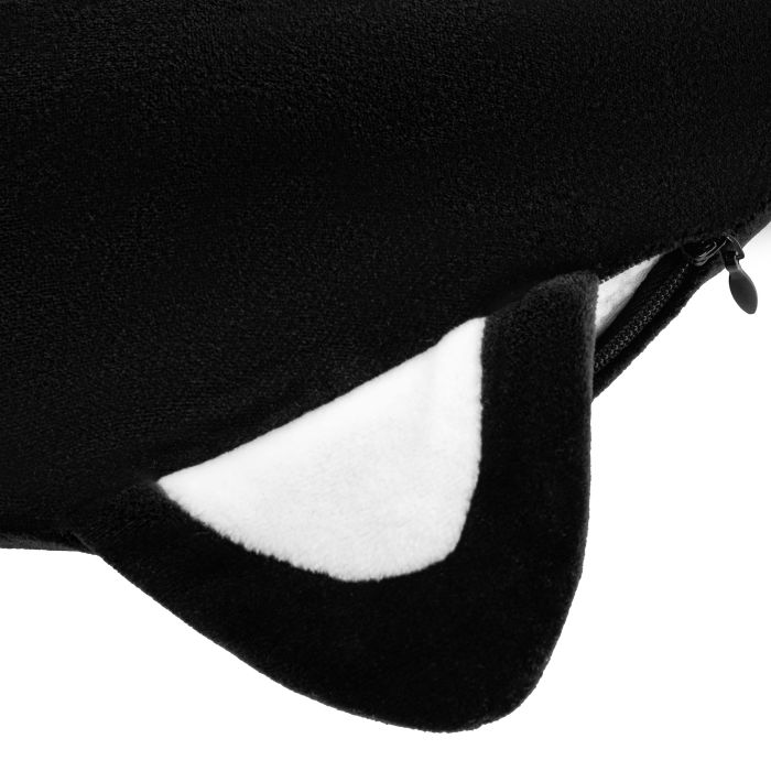 Подушка для шеи ARDESTO Travel Black Cat 30х30см, полиуретановая пена, черный