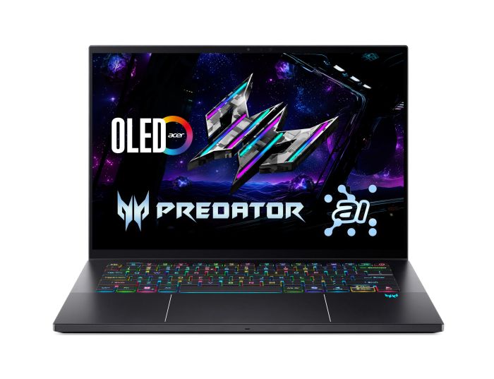 Ноутбук Acer Predator Triton 14 PT14-52T 14.5" 2.8K OLED Touch, Intel U9-288V, 32GB, F2TB, NVD5070-8, Win11P, чорний