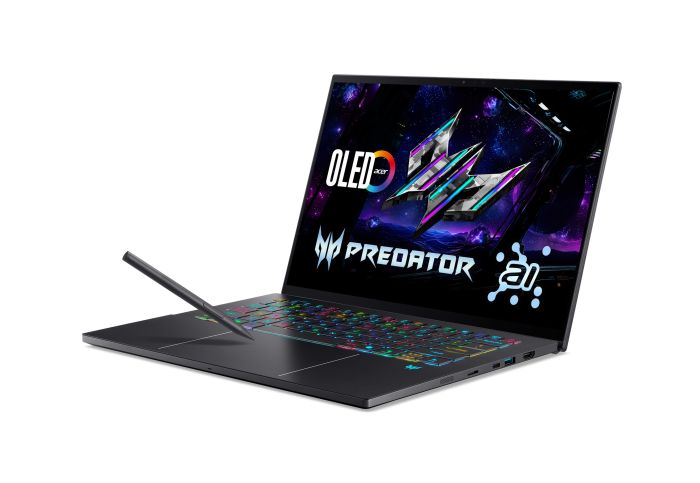 Ноутбук Acer Predator Triton 14 PT14-52T 14.5" 2.8K OLED Touch, Intel U9-288V, 32GB, F1TB, NVD5070-8, Win11P, черный
