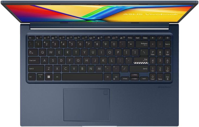 Ноутбук ASUS Vivobook 15 X1504MA-BQ132 15.6" FHD IPS, Intel 7 350U, 16GB, F1TB, UMA, NoOS, Голубой