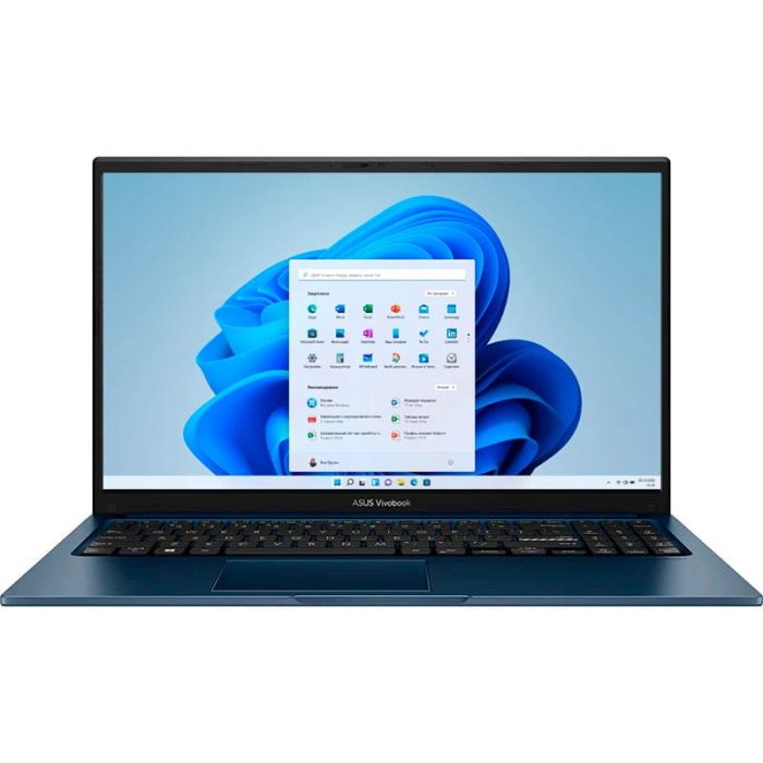 Ноутбук ASUS Vivobook 15 X1504MA-BQ130W 15.6" FHD IPS, Intel 7 350U, 16GB, F1TB, UMA, Win11, Голубой
