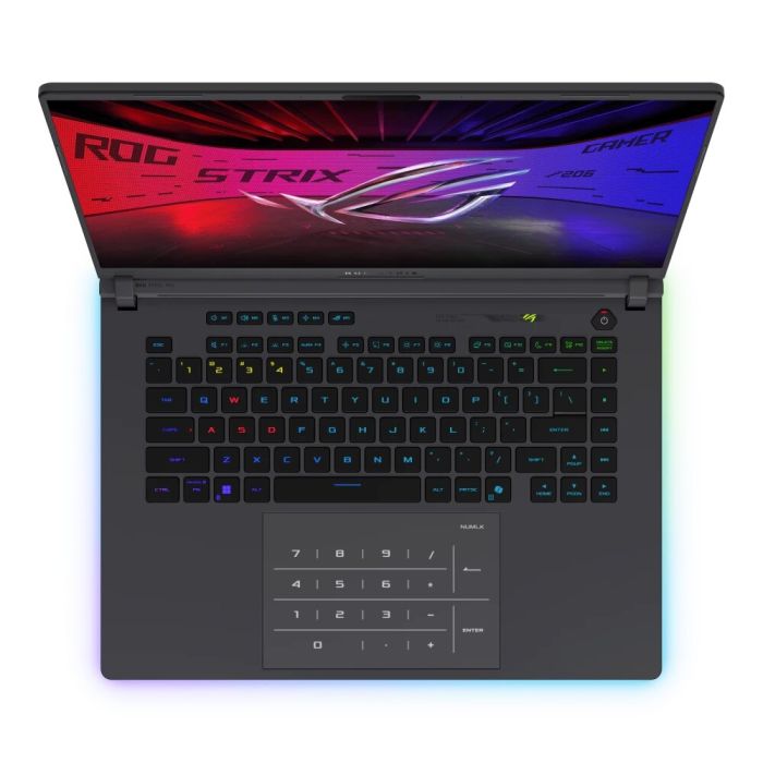 Ноутбук ASUS ROG Strix G16 G615LW-S5204 16" WQXGA IPS, Intel Ultra 9 275HX, 32GB, F1TB, NVD5080-16, noOS, Серый
