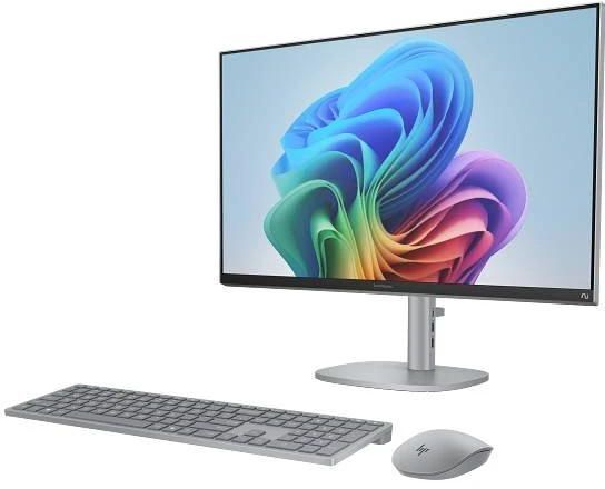 HP AiO OmniStudio X 27" UHD IPS, Intel U7-258V, 32GB, F1TB, UMA, WiFi, kb+m, Win11, silver