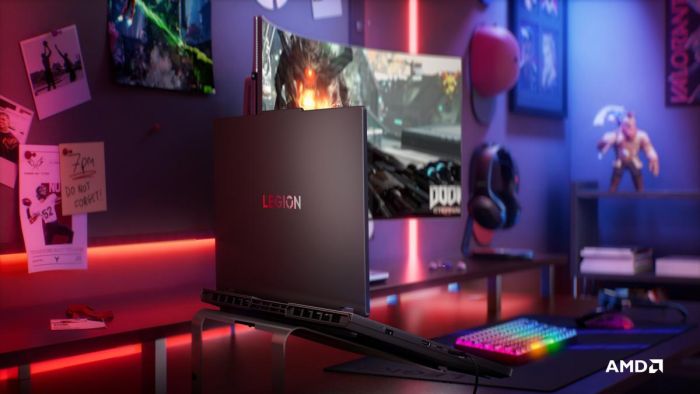 Ноутбук Lenovo Legion Pro 5-16ADR10 16" WQXGA IPS AG, AMD R9-8940HX, 32GB, F1TB, NVD5060-8, DOS, черный