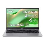 Ноутбук Acer Chromebook CB315-7H 15.6" FHD IPS, Intel C N50, 4GB, F128GB, UMA, ChromeOS, сріблястий