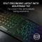Клавіатура мембранна Razer Pro Type Ergo, 118key, USB-A/WL/BT, EN, RGB, чорний