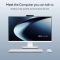 Комп'ютер персональний моноблок ASUS V440VAK-WPC4100 23.8" FHD AG, Intel 5-210H, 16GB, F512GB, UMA, WiFi, кл+м, без ОС, білий