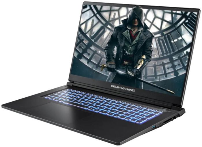 Ноутбук Dream Machines RT5050-17 17.3FHD IPS, AMD R7 H255, 16GB, F512GB, NVD5050-8, DOS, чорний