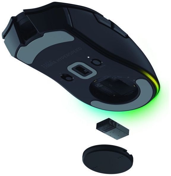 Мышь Razer Cobra HyperSpeed, RGB, USB-A/WL/BT, чёрный