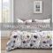Bedding set ARDESTO 2.0 Aura, duvet cover 200x220cm, sheet 220х240cm, pillowcases (2) 50x70cm, 100% cotton, poplin, flowers, violet
