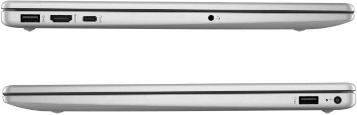 Ноутбук HP 15-fd1089ua 15.6" FHD IPS AG, C3-100U, 8GB, F512GB, UMA, DOS, сріблястий