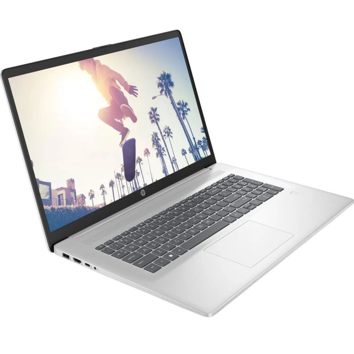 Ноутбук HP 17-cp2031ua 17.3" FHD IPS AG, R3-7320U, 8GB, F512GB, UMA, DOS, сріблястий