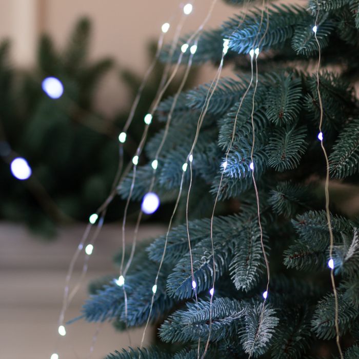 Гірлянда світлодіодна кінський хвіст GarlandoPro 200LED Роса 2м 10 ліній Синій 1733010BL