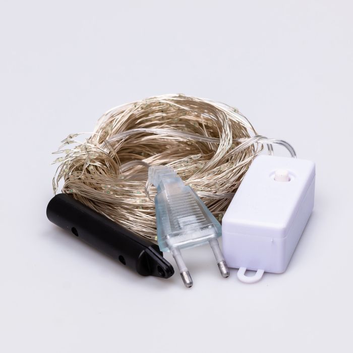 Гірлянда світлодіодна кінський хвіст GarlandoPro 600LED Роса 20 ліній 8 режимів 3м кінський хвіст гірлянда 1733013ML