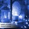 Гірлянда світлодіодна кінський хвіст GarlandoPro 600LED Роса 20 ліній 8 режимів 3м кінський хвіст гірлянда Синій 1733014BL