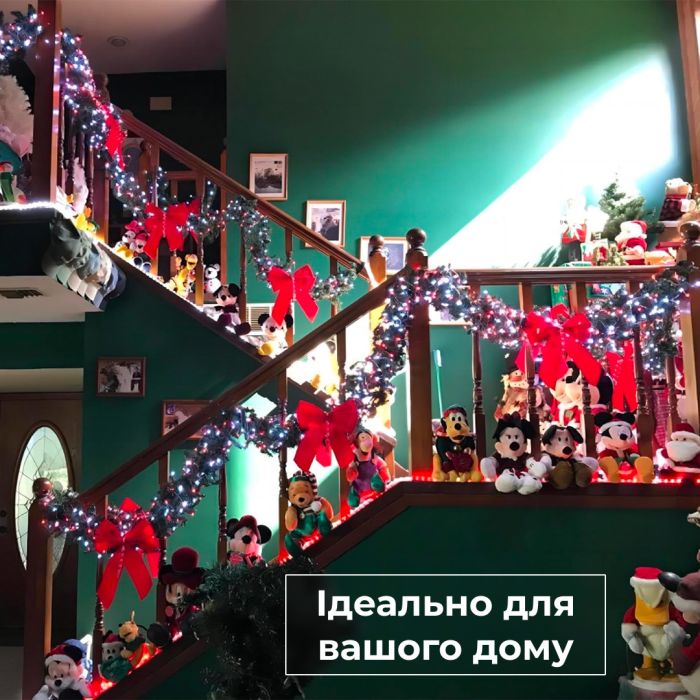 Гірлянда нитка світлодіодна GarlandoPro 171 LED 16м 8 режимов гірлянда новорічна W300LEDML
