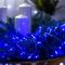Гірлянда нитка світлодіодна GarlandoPro 190 LED лампочок 18м 8 режимів лед гірлянда Синій W400LEDBL